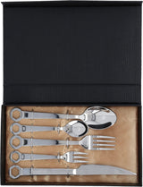 Set tacâmuri 5 piese, oțel inoxidabil Bucatarie Naty Shop