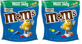M&M'S Crispy, linte crocantă cu ciocolată și centru crocant, ciocolată, 1 pachet (1 x 340g) (pachet de 2)