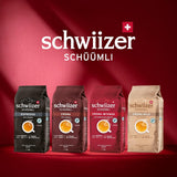 Schwiizer Schüümli Intenso, capsulă, cafea măcinată 1kg - Intensitate 4/5 - certificat UTZ (pachet de 4)