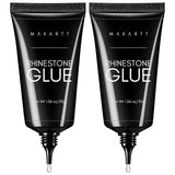 Gel adeziv pentru strasuri Makartt - Set de adeziv UV pentru unghii 15ml cu brelocuri roz pentru unghii, bijuterii pentru unghii în formă de inimă și cerc și accesorii pentru designul unghiilor, pentru manichiură acasă, cadou de Ziua Îndrăgostiților