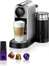 Espressor cu capsule Nespresso XN761B Citiz&Milk | Mod standby automat | 1260 wați | Capacitate rezervor apă: 1 l | Presiune pompă: 19 bar | Argintiu