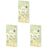 Schogetten Fistic Alb | Ciocolată albă cu umplutură de cremă de fistic | 100 g | Porționat convenabil (pachet de 3)