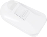 cutie de turnare keeeper pentru provizii uscate, capac de dozare reglabil continuu, plastic, 500 ml, 8 x 4,5 x 15 cm, Paola, alb Cutii depozitare alimente Naty Shop