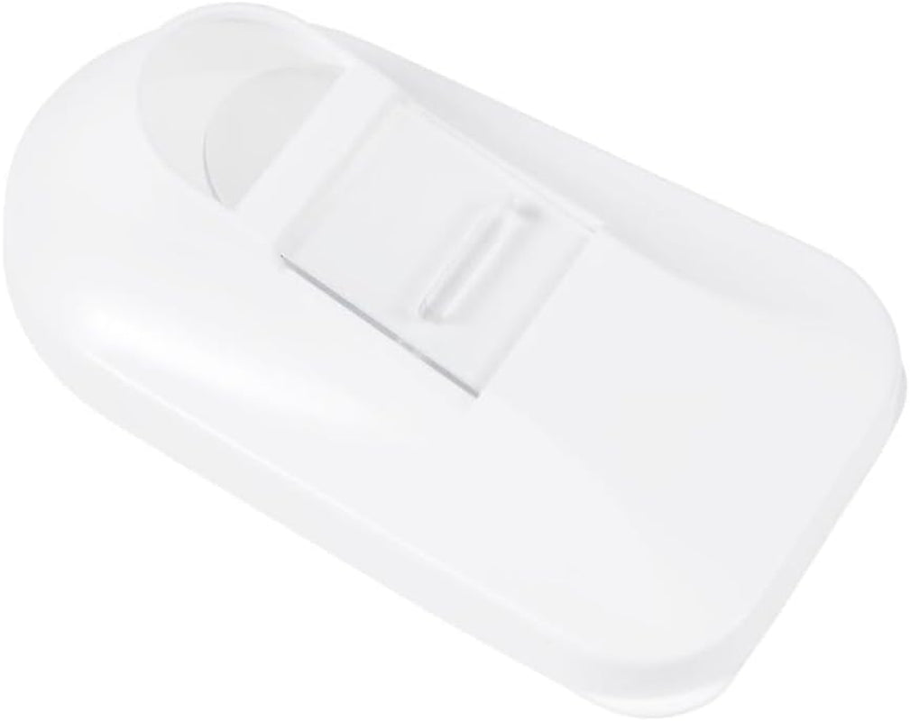 cutie de turnare keeeper pentru provizii uscate, capac de dozare reglabil continuu, plastic, 500 ml, 8 x 4,5 x 15 cm, Paola, alb Cutii depozitare alimente Naty Shop