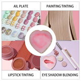 Harz Maniküre Paletten 2 Stück Nägel Zubehör Maniküre Gemalt Palette Nageldesign Nail Art Maniküre Werkzeug(Liebe)