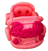 Decoratiune comestibila din zahar, Masina Barbie Decoratiuni din Pasta de Zahar Naty Shop
