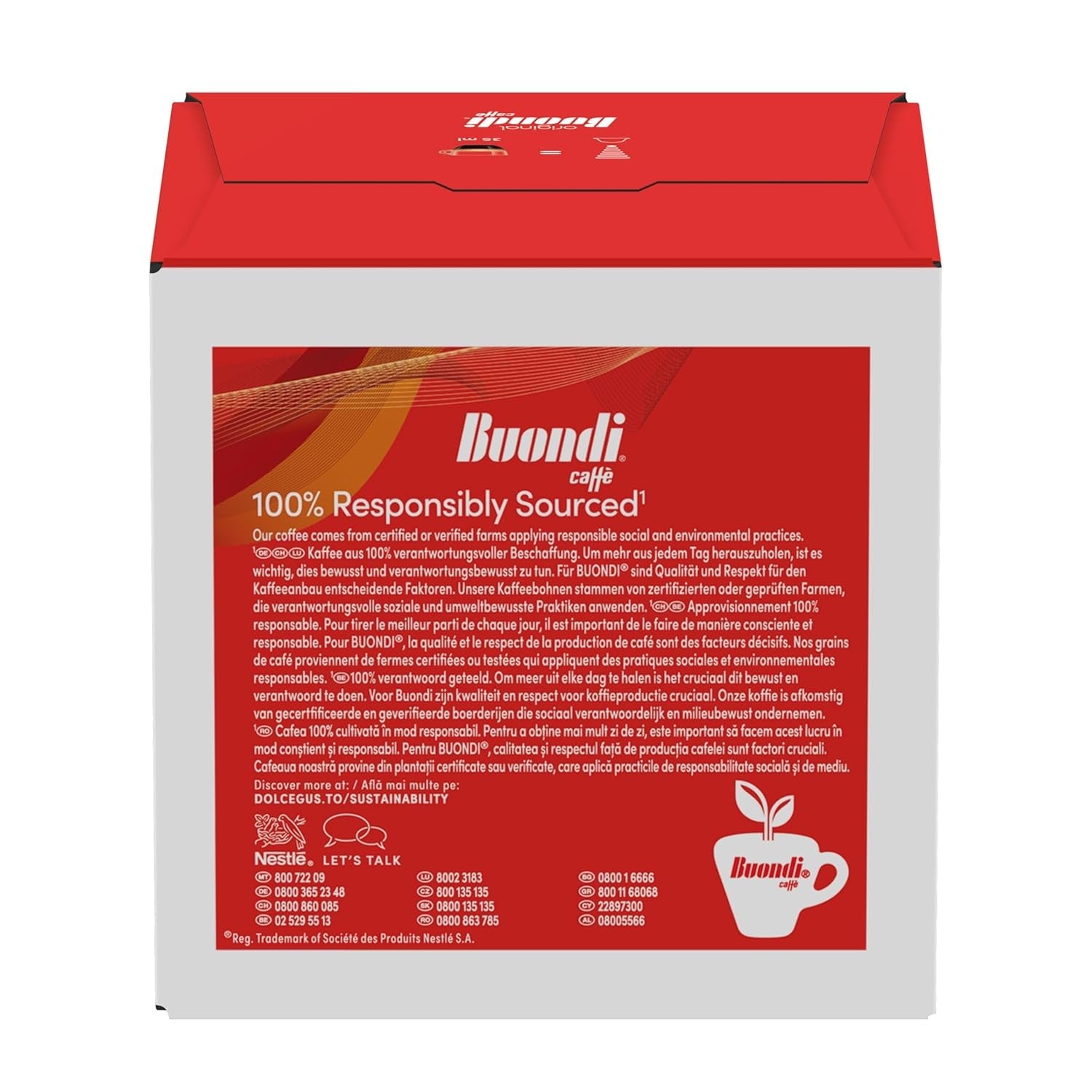 NESCAFÉ DOLCE GUSTO Espresso Buondi Kaffeekapseln 3er Pack (3 x 16 Kapseln)