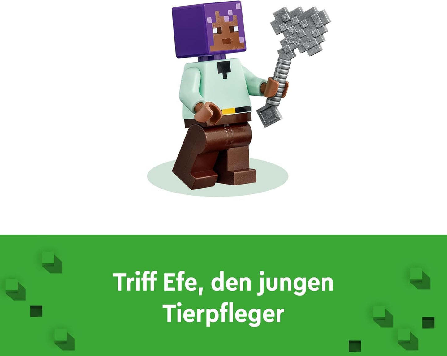 LEGO Minecraft Sanctuarul animalelor, jucărie cu multe figuri de animale pentru fete și băieți de la 7 ani, cadou pentru gameri și copii, set de modele de cărămizi ale biomului de câmpie 21253 Seturi de constructie Besuche den LEGO-Store