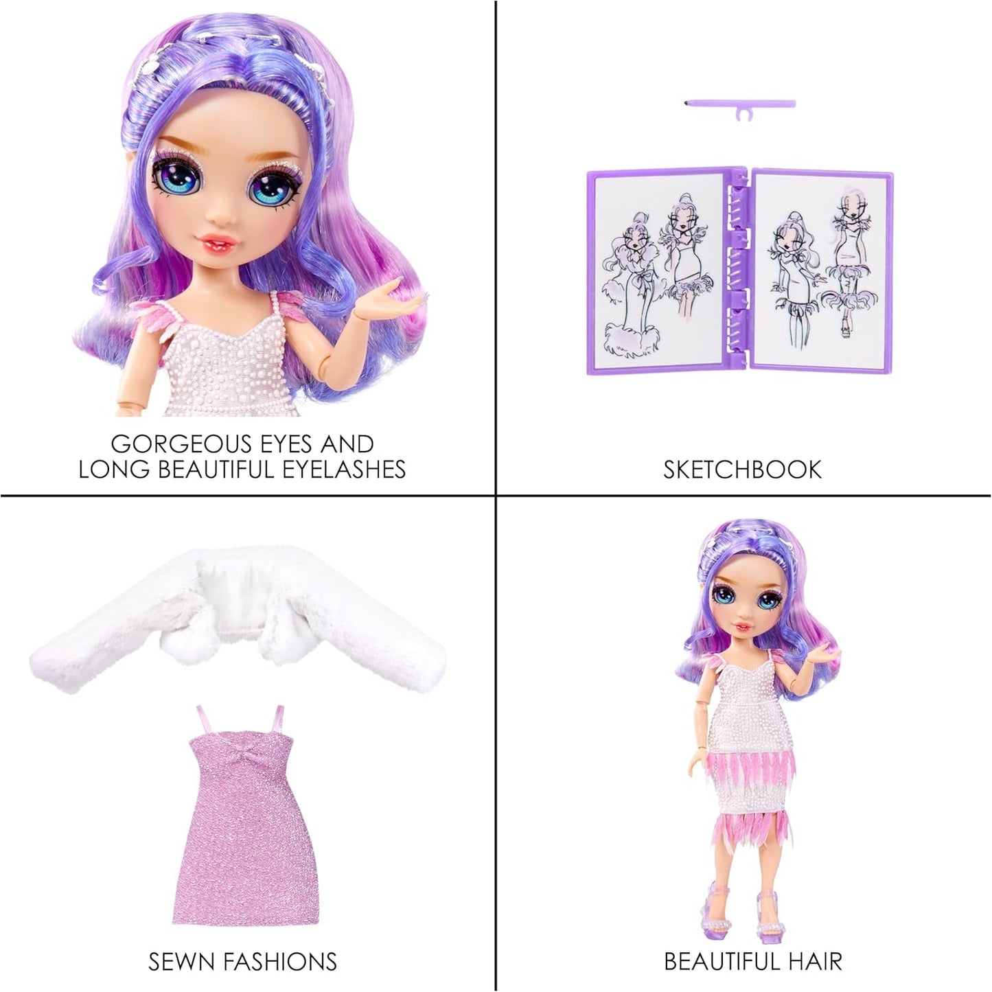 Rainbow High Fantastic Fashion Purple