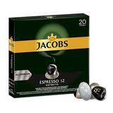 Kaffeekapseln Espresso Ristretto, Intensität 12 von 12 & Kaffeekapseln Krönung Crema, 200 Nespresso kompatible Kapseln, 10er Pack, 10 x 20 Getränke, 1040 g