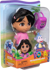 DORA - Păpușa cea mai bună prietenă - Dimensiune 22 cm, cu păr pieptănabil, ghiozdan și cizme cu maimuță, cunoscută din popularul serial TV, pentru copii cu vârsta de 3 ani și peste