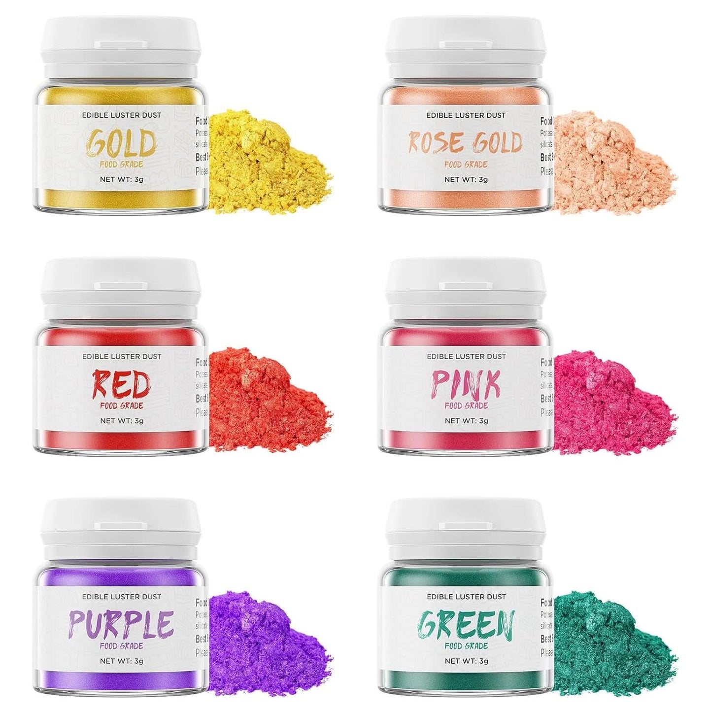 Glitter comestibil, 3 grame Naty Shop