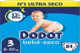 Scutece Bebé-Seco, mărimea 3, 6 kg - 10 kg, 84 scutece, uscare până la 12 ore