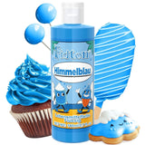 Lebensmittelfarbe Gel - Fidton 12 Farben Hochkonzentrierte Lebensmittelfarben, Food Coloring Set Für Lebensmittel Farben, Fondant, Essbare Tortendeko, Eier Färben, Backen, Glasur, Makronen - 6 Ml Naty Shop 160 Ml (1Er Pack) Himmelblau