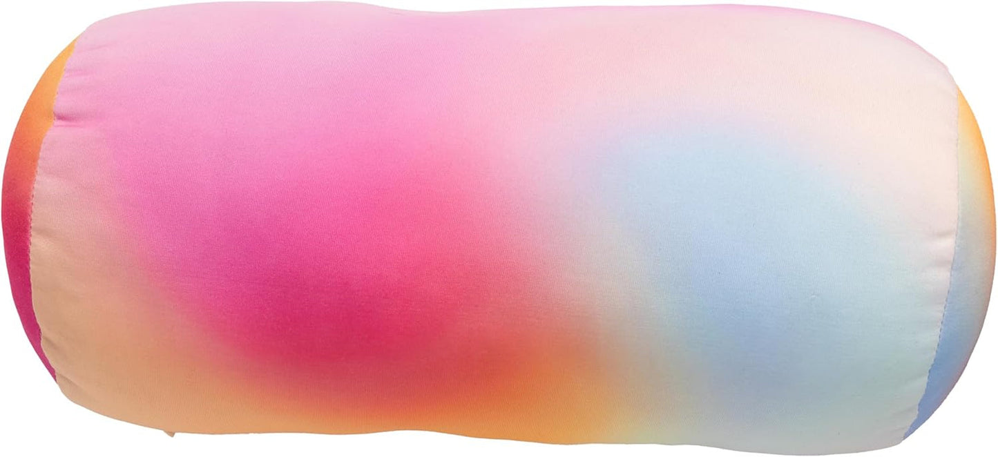 FISURA Pernă de plajă, Culoare gradient, 29 X 12 Cm, Pernă de relaxare, Roz, Pernă de călătorie originală, Pernă de camping din poliester, Demontată Perne calatorie Naty Shop Demontat