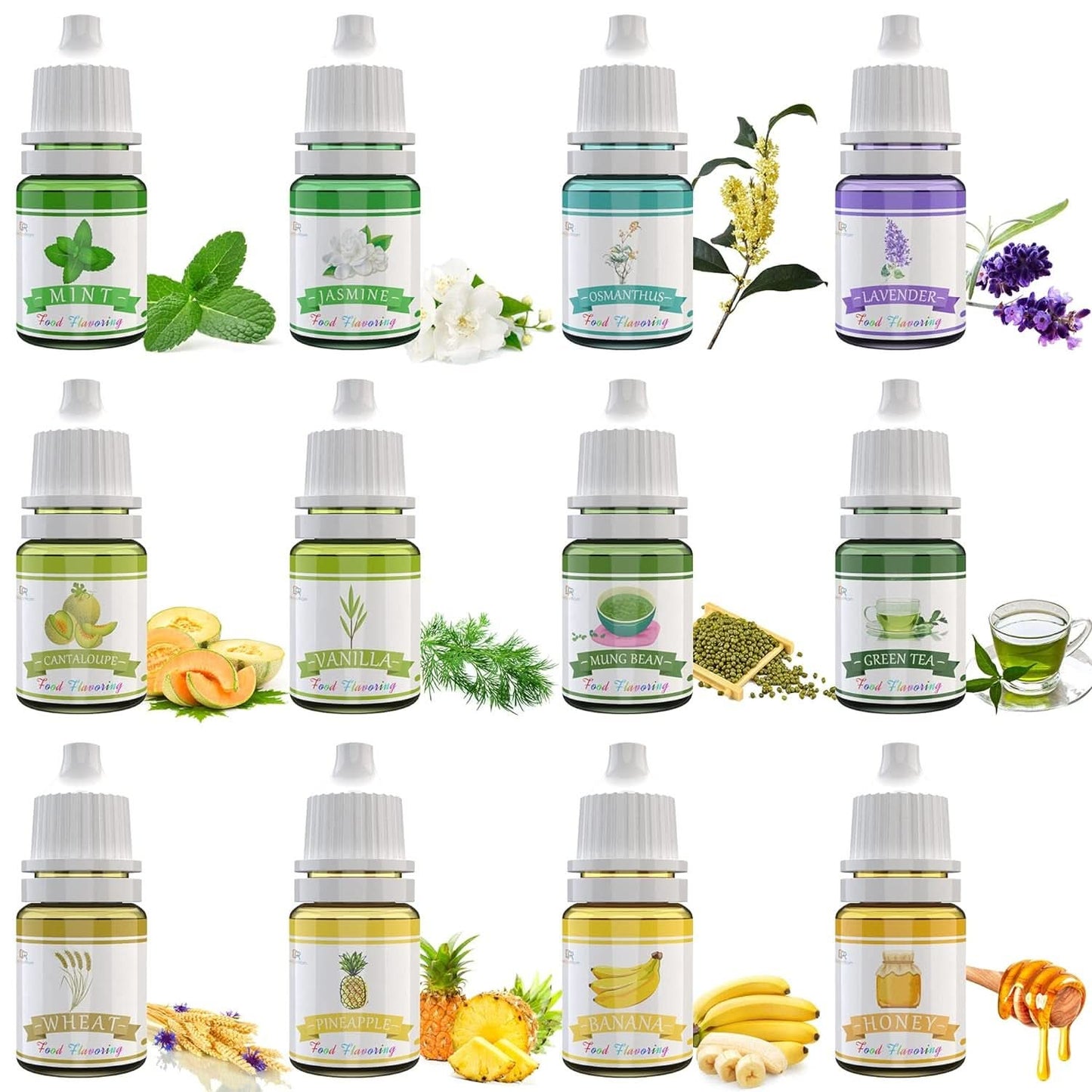 Set 24 arome alimentare concentrate, 24 x 6 ml Arome Naty Shop
