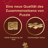 Trefl Premium plus Quality - Puzzle Tea Time: Houses Stoney Lane - 1000 elemente, Serie de imagini nostalgice pictate, Potrivirea ideală a pieselor, Pentru adulți și copii de la 12 ani Puzzle Naty Shop