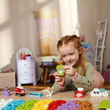 Set creativ LEGO Classic pentru construcție și joacă - set cu cărămizi colorate - construiește o casă, un câine, o mașină amuzantă, o claviatură de pian și un curcubeu - set de artizanat pentru băieți și fete de la 5 ani Seturi de constructie Besuche den LEGO-Store