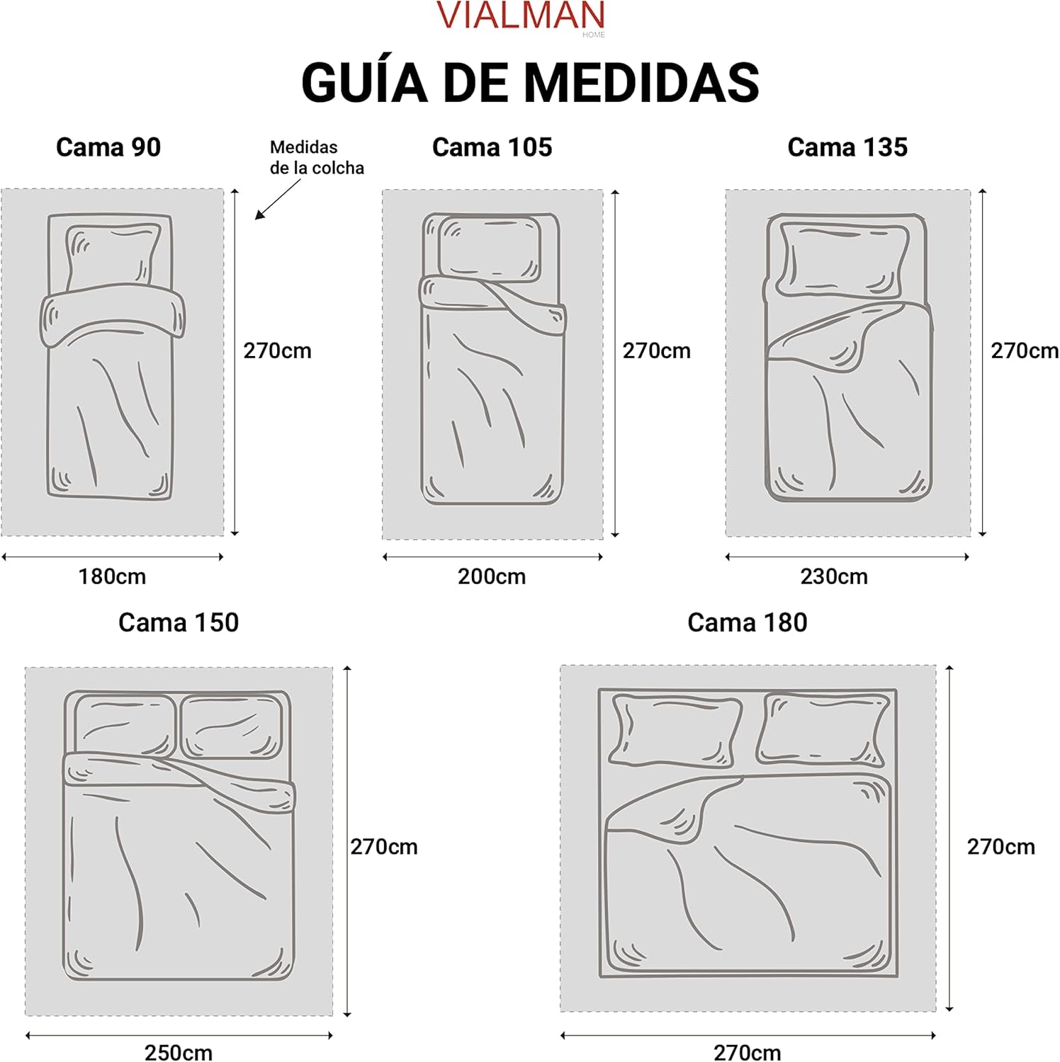 VIALMAN Sofia 30 Bouti Plapumă ușoară pentru pat dublu | dimensiune plapumă 250 X 270 cm, gri Plapumi si pilote Naty Shop