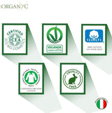 Șervețele umede Organyc Moist Intimate, fabricate din bumbac 100% organic certificat - 4 pachete a câte 20 de șervețele (80 de șervețele în total)