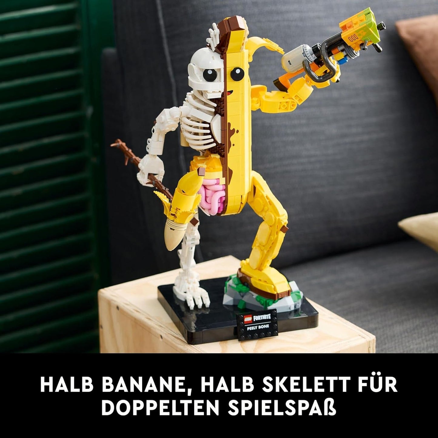 LEGO Fortnite bone shali - Inclusiv aruncător de vopsea și târnăcop pentru bătut boluri - Obiect de colecție pentru fanii jocurilor video - Set de construcție pentru adulți ca decor pentru casă sau birou - 77072 Seturi de constructie Besuche den LEGO-Store