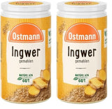 Ostmann Gewürze - Ingwer gemahlen | Nachfüllbare & recyclebare Verpackung | 30 g in der Streudose