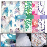 144 Slots Nail Art Sticker Aufbewahrungsbuch Blätter Nail Art Decals Sammelalbum Nail Sticker Leerer Displayhalter Binder Buch Kunststoff DIY Nail Art Design Tools Für Nail Art Sticker