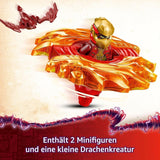 LEGO NINJAGO Kai's Dragon Spinjitzu Spinner - Jucărie Ninja de acțiune cu 2 minifigurine - Set de joacă mic pentru copii - Idee de cadou pentru băieți și fete de la 6 ani 71823 Seturi de constructie Besuche den LEGO-Store
