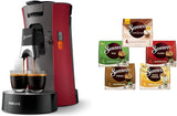 Espressor cu capsule Philips Senseo Select ECO, negru/pătat - alegere a intensității cafelei plus funcție de memorare, fabricat din plastic reciclat (CSA240/20)