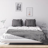 Soleil D'Ocre Adele, Acoperire Zigzag, Aruncată de pe canapea, Polycoton, Gri, 220 X 240 Cm Plapumi si pilote Naty Shop