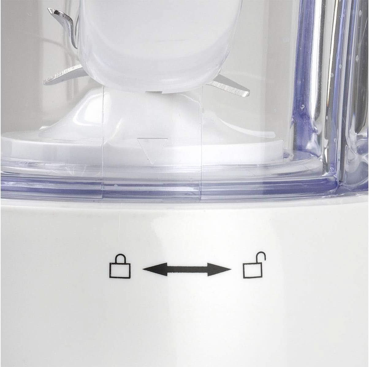 Girmi FR46 Elektrischer Mixer, 1,5 Liter, 2 Geschwindigkeiten Mit Pulse-Funktion, 4 Edelstahlklingen, Messbecherdeckel, Messbecher Mit Skala, Sicherheitseinrichtung, Weiß/Rot Bucatarie Naty Shop