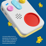 + Povestitor interactiv pentru copii cu conținut audio de la 0 la 10 ani, cutie audio cu figura sonoră -Me, lumină de noapte, rutină de somn, joc muzical de învățare, versiune italiană Jucarii Bebe Naty Shop