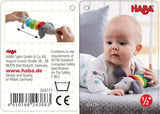 HABA 304771 - Zornăitor figurină teckel, jucărie pentru copii din țesătură cu motor zornăitor, jucărie de la 6 luni Jucarii Bebe Naty Shop
