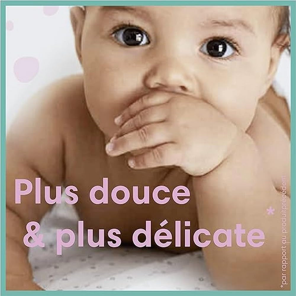 Șervețele umede Pampers Sensitive pentru bebeluși, 624 de șervețele (12 x 52), fără parfum, pentru o curățare delicată și delicată (pachet de 2)