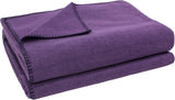 Pătură Zoeppritz în culoarea: Roșu, Fabricat din 65% Poliester, 35% Viscose, Dimensiune: 160X200 Cm, 103291-235-160X200 Paturi si Cuverturi Zoeppritz Since 1828 490 Aubergine 180 X 220 Cm