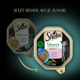 Hrană umedă pentru pisici SHEBA, Colecția Nature's în sos cu somon, 2 x 11 x 85g