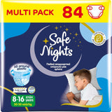 Safe Nights Girl, chiloți absorbanți de noapte pentru fete cu vârsta cuprinsă între 8 și 16 ani (30-50 kg), 14 bucăți