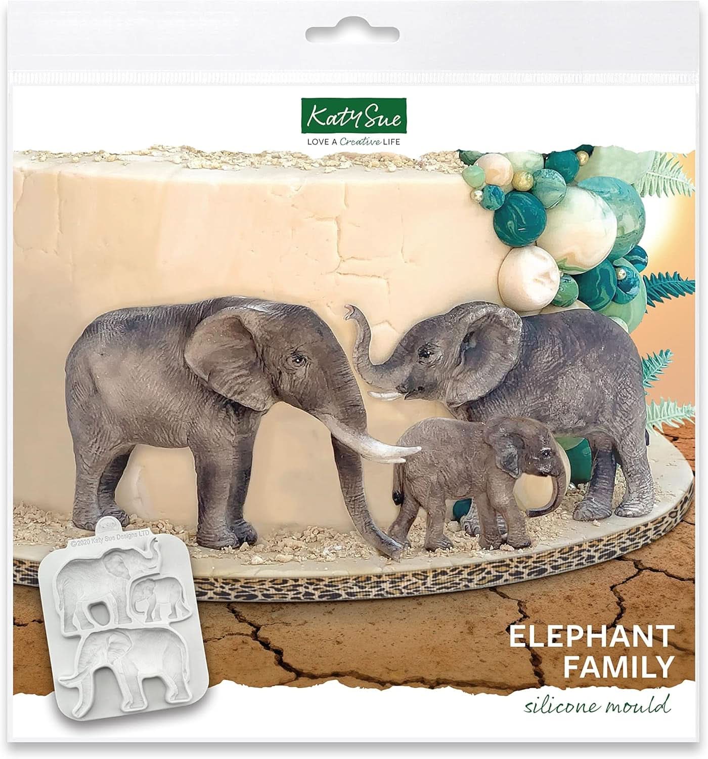 Katy Sue, Mulaj Silicon Familia de Elefanti Bucatarie Naty Shop