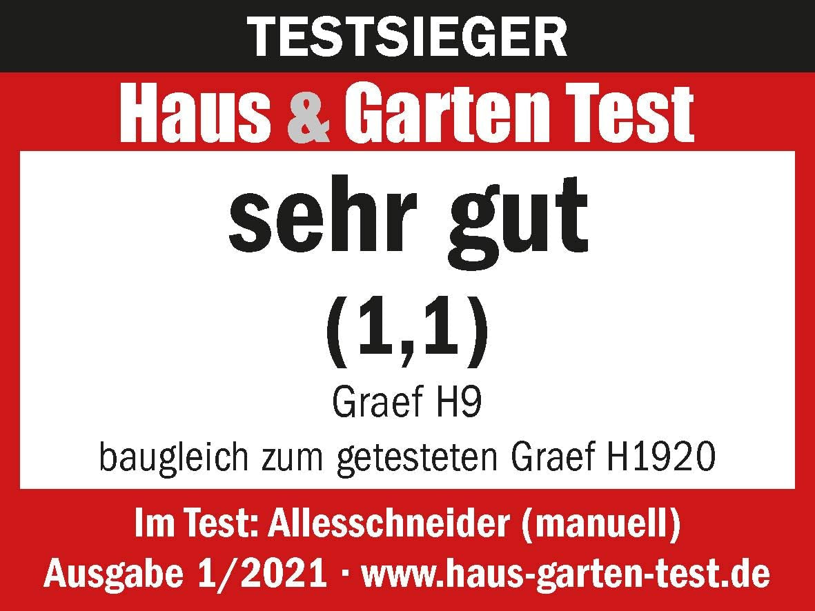 GRAEF Feliator manual H9, argintiu Rasnite si Feliatoare Naty Shop