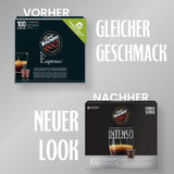 Caffè Vergnano 1882 - Èspresso Kompostierbare Kaffeekapseln , Kompatible Mit Nespresso, Intenso (Intensiv) - Packung Enthält 100 Kapseln