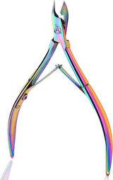 ARMIZ Set de 4 piese pentru împingătorul și cleștele de cuticule, Set profesional de instrumente pentru îndepărtarea cuticulelor, Clește multifuncțional din oțel inoxidabil pentru manichiură și pedichiură