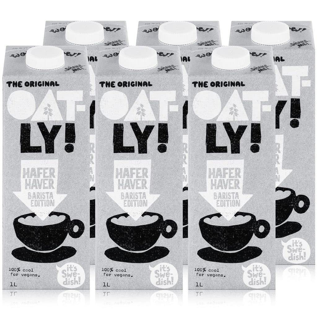 Oatly Barista Haferdrink Barista Edition, Long Life 1 Litre (6er Pack)