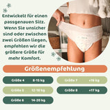 Scutece Naty FreeMovers pentru bebeluși | Huse de scutece certificate, prietenoase cu pielea | Moi și fără parfum | Absorbante și rezistente la scurgeri | Testate dermatologic | Mărimea 5 (12–18 kg) | 80 bucăți