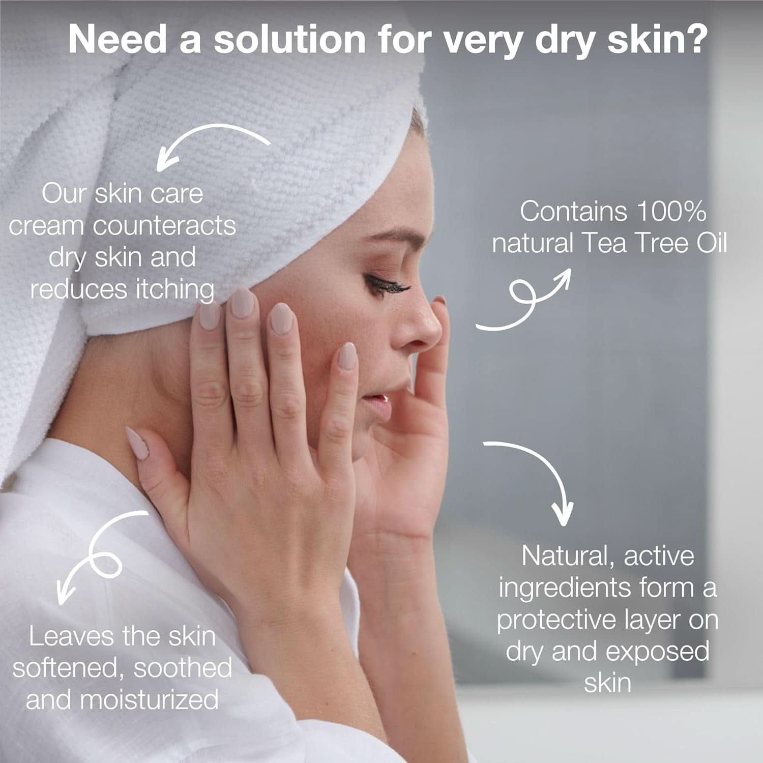 Cremă de îngrijire a pielii pentru piele foarte uscată, 100 ml Cosmetice si Infrumusetare Naty Shop
