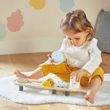 Janod - Șenile muzicale Sweet Cocoon - 5 activități muzicale pentru copii - Educație muzicală timpurie - Jucărie din lemn FSC - De la 12 luni, J04058 Jucarii Bebe Naty Shop