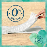 Harmony Hybrid, 200 de miezuri protectoare de unică folosință, absorbție suplimentară, pentru scutece hibride lavabile, protejează pielea sensibilă a bebelușului