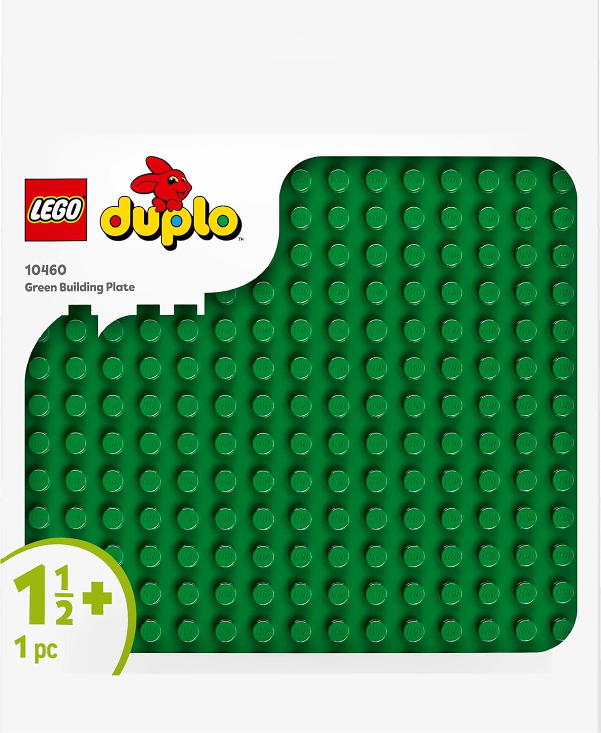 Placă de construcție LEGO DUPLO în verde, Jucărie de construcție pentru copii mici de la 18 luni, Pentru afișarea modelelor, Permite preșcolarilor să construiască creativ și să se joace imaginativ, Jucărie educațională 10460 Seturi de constructie Besuche den LEGO-Store