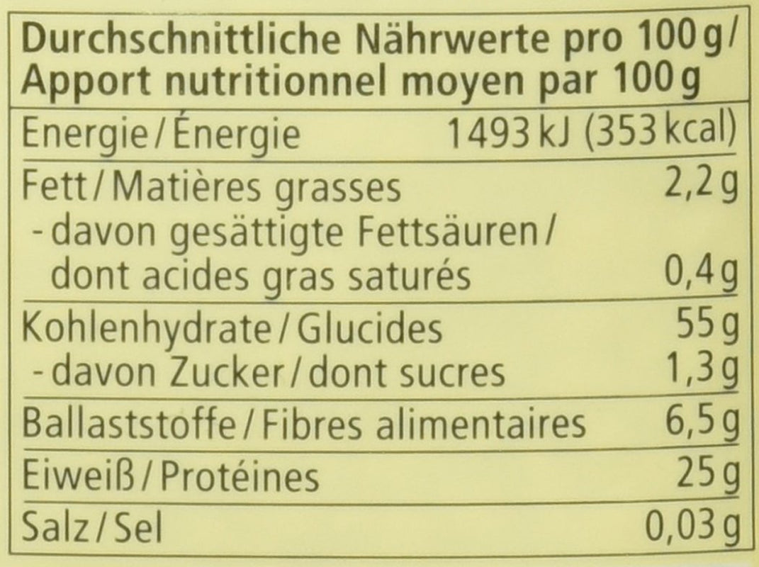 Linte galbenă organică, 500g