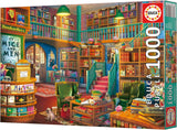 Educa - Puzzle de 1000 de piese pentru adulti | Biblioteca. Dimensiuni: 68 X 48 cm. Include lipiciul de puzzle Fixpuzzle. Pentru 14 ani (19925) Puzzle Naty Shop