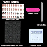 Unghii artificiale, sclipici natural, scurte, prin presare, acrilice, autoadezive, unghii strălucitoare pentru femei și fete, accesorii pentru nail art, 48 bucăți